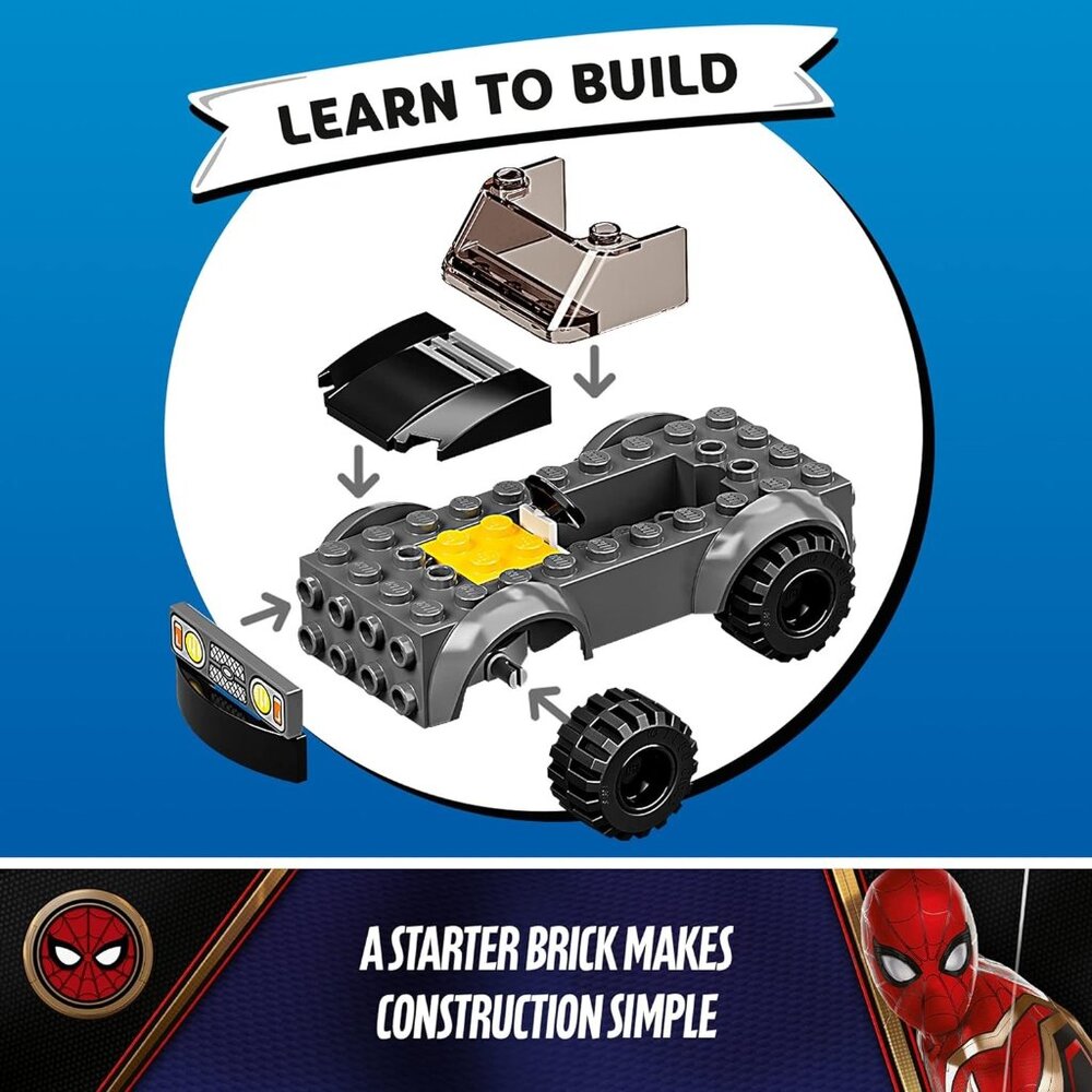 LEGO Marvel Spider-Man vs. Mysterio’s Drone Attack 76184 Building Kit (73 Pieces - Picture 4 of 6
